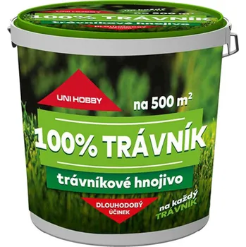 Hnojivo UNI HOBBY Hnojivo trávníkové 100% trávník 10kg,