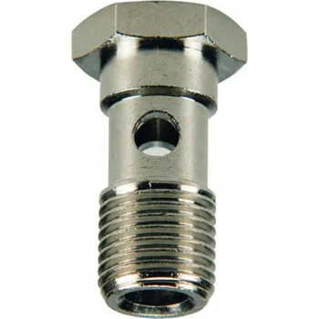 Příslušenství k čerpadlu TS Šroub dutý jednoduchý G1/2" - 37 mm, poniklovaná mosaz