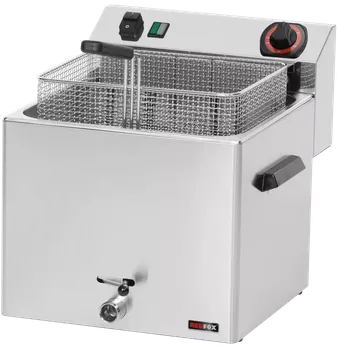fritéza Fritéza FE 10 T elektrická 0,74 kW/l, 11 l stolní s výpustí 400 V