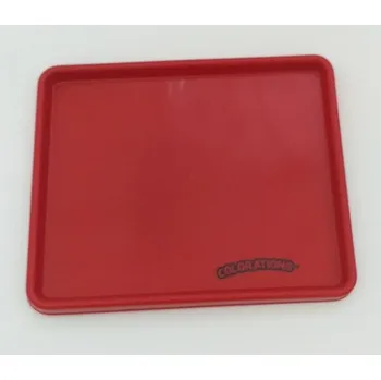 Plastový tácek barevný 24x19,5x1,6cm