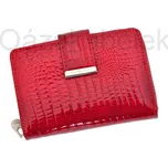 Lesklá červená kožená peněženka Jennifer Jones 5198 | Oázakabelek
