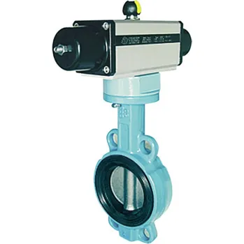 Vodovodní kohout TTV+Omal Klapka 2092E+pneupohon SR DN200