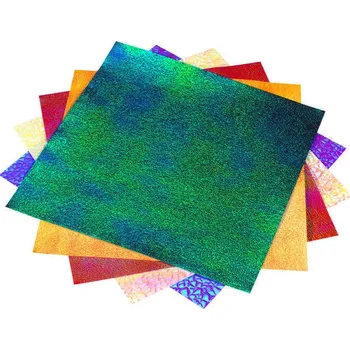 Umělecký papír Origami - Papír na skládání třpytivý 14x14 cm 75g/m2 - 50 ks