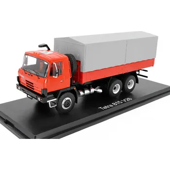 autíčko Start Scale Models Tatra 815 V26 Valník s plachtou - Červená 1:43 SSM