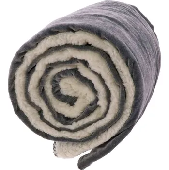 Přehoz na lůžko Přehoz Oskar tmavě šedý šedá 130x180