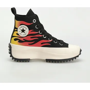 Pánská móda Converse Run Star Hike Hi (flames/black) 38, černá
