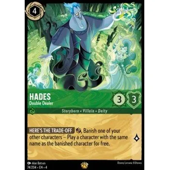 Sběratelská karetní hra URS 074/204 Hades - Double Dealer Verze: NORMAL, Stav Produktu: Near Mint