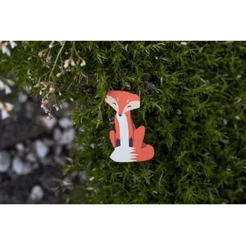 Dřevěná hračka Dřevěná magnetka - Liška Eliška s možností vrácení nebo výměny do 30 dnů zdarma