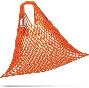 Kabelka SÍŤOVÁ TAŠKA DO RUKY - NEO RETRO oranžová oranžová