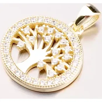 Přívěsek Dámský přívěsek stříbro 925 zirkon - strom života PKL-3010