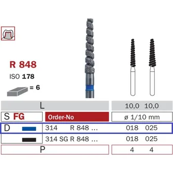 Zábavní pyrotechnika Diaswiss R 848, modrá, 6ks/balení - 025 mm