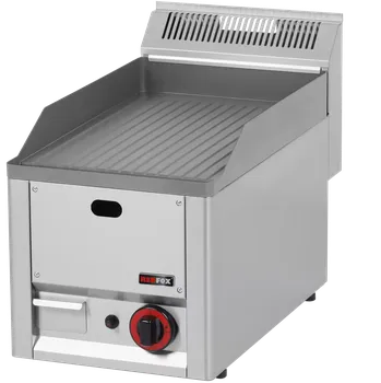 Kuchyňský gril Grilovací deska 32x48 plynová rýhovaná bez podestavby | REDFOX - FTR 30 GL