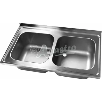 Nerezový dřez Dřez 1800x700 2x (500x500x300)P