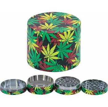 Humidor Remo 11466 Drtič tabáku 4x kov ∅5,5cm