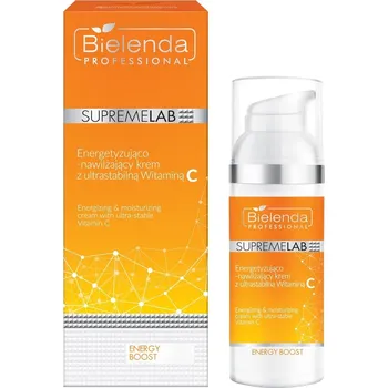 Pleťový krém Bielenda Professional, SupremeLab Energy Boost energizující a hydratační krém s ultra stabilním vitaminem C 50ml