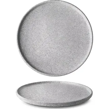 Talíř Talíř mělký GRANIT pr.26cm světle šedý * (DOPRODEJ - 2 kusy)