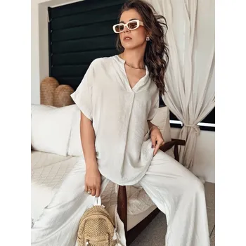 Dámská halenka DSTREET NAMAYAS BÉŽOVÁ unisize