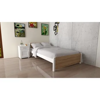 Postel Postel z masivu Olaf 160/200 cm dub sonoma + rošt ZDARMA