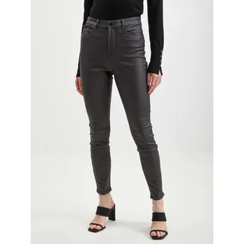 Orsay Šedé dámské koženkové kalhoty - Dámské Orsay šedá 2217241