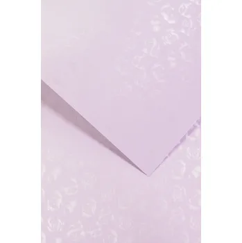 Barevný papír Galeria Papieru Ozdobný papír Malé růže lila 220g, 20ks
