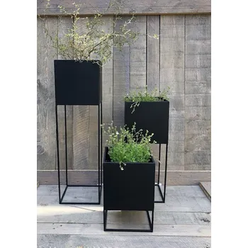 Květináč Kovové industriální květináče Velikost: M
