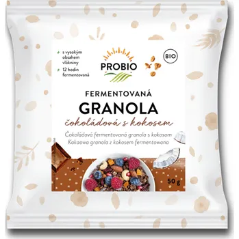 Probio Fermentovaná granola BIO čokoláda/kokos, 50 g