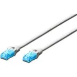 Digitus Ecoline Patch Cable, UTP, CAT 5e, AWG 26/7, bílý 5m, 1ks DK-1512-050/WH