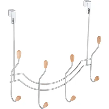 Věšák Walteco Věšák na dveře 4 háčky, zavěšení 20mm, chrom