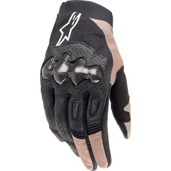 Moto oblečení Motokrosové rukavice Alpinestars Megawatt 2 černo-hnědo-bílé 2XL