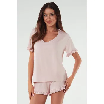 Dámské pyžamo Dámské pyžamo Italian Fashion Puntini kr.r. kr.sp. Barva: Růžová, Velikost: L