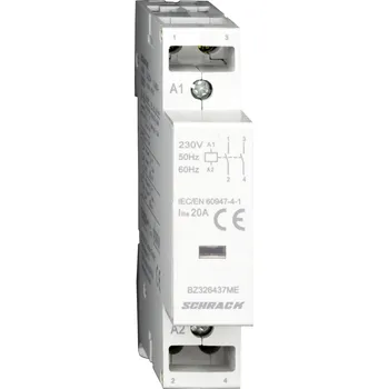 Centrální jednotka pro chytrou domácnost SCHRACK AMPARO 20 A, 2Z (2NO), 230 V AC, 1TE