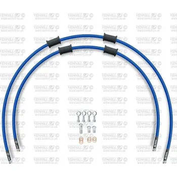 Venhill Hadice přední brzdy sada Venhill POWERHOSEPLUS SUZ-12002FS-SB (2 hadice v sadě) modré hadice, nerezové koncovky