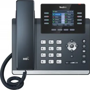 Stolní telefon Yealink SIP-T44U SIP telefon, PoE, 2,8" 320x240 LCD, 21 prog.tl.,2xUSB YEALINK