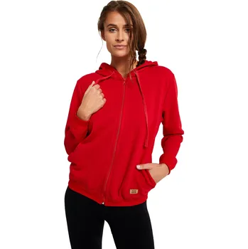 Dámské oblečení Mikina Italian Fashion Todra dł.r. Barva: Červená, Velikost: 2XL