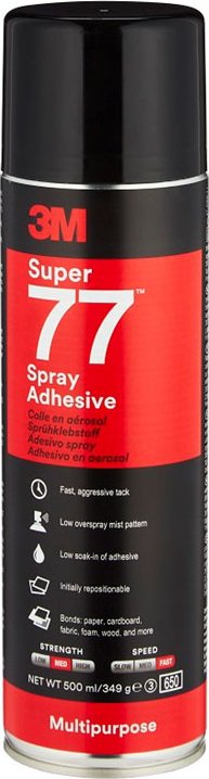 Lepidlo Spray 77, Scotch-Weld, 3M 500ml