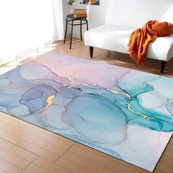 Koberec Koberec do obýváku s mramorovým vzorem - 8,40 x 60 cm 16 x 24 palců