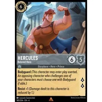 Sběratelská karetní hra URS 180/204 Hercules - Beloved Hero Verze: NORMAL, Stav Produktu: Near Mint