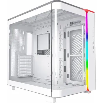 PC skříň Montech KING 95 Midi-Tower Tempered Glass ARGB - bílé