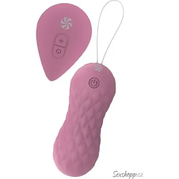 Rotační a vibrační vajíčko Take It Easy Dea Pink