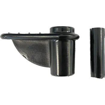 Ohradník VNT electronics s.r.o. Plastový nášlap s vnitřní kleštinou pro sklolaminátové tyčky k elektrickému ohradníku - 25 ks