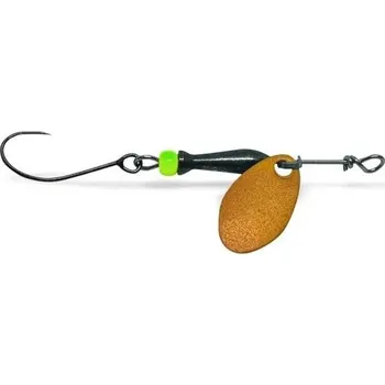 Umělá nástraha JigovkyCZ Třpytka Classic Barbless Orange (Black/Chartreuse Body) - 00
