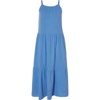 Dámské šaty esmara® Dámské mušelínové midi šaty (světle modrá, 44)