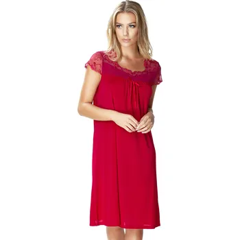 Oblečení a móda Noční košile Mewa Dolce Vino 6279 Barva: Bordó, Velikost: 42