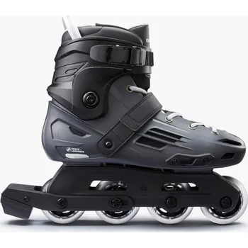 Kolečkové brusle OXELO Brusle MF140 45/46 BÍLÁ|ČERNÁ|ŠEDÁ