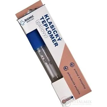 Teploměr osobní BIOMIC Klasický TEPLOMĚR galliový (bezortuťový) s pouzdrem 1 ks