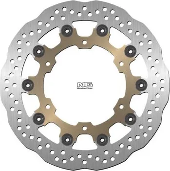 Motodíl NG přední brzdový kotouč YAMAHA YZF R6 99-02, YZF R1 98-03, FZS 1000 01-05, FJR 01, XJR 1300 03-17, XVZ 1300, XV 1600/1700/1900 (298X132X5) (6X8,5) plovoucí WAVE plovoucí (NG přední brzdový kotouč YAMAHA YZF R6 99-02, YZF R1 98-03, FZS 1000 01-05, FJR 01,