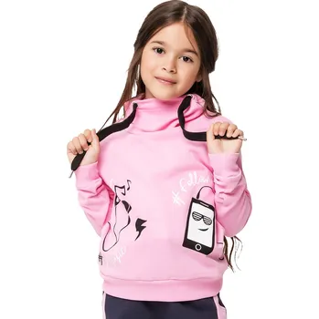 Dívčí mikina Dívčí mikina Music - růžová 140