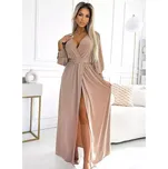 Numoco 536-2 Fiorella společenské šaty béžové