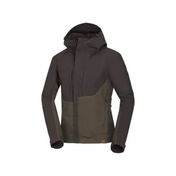 Pánská softshellová bunda Northfinder August mustang XXL; Hnědá bunda + DÁREK DLE VÝBĚRU!