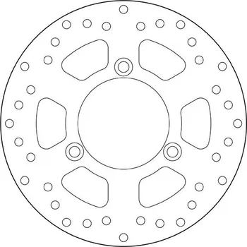 Brzdový kotouč Brzdový kotouč BREMBO Oro Fix - 68B40770 SUZUKI UH 200 Burgman 2007-2013